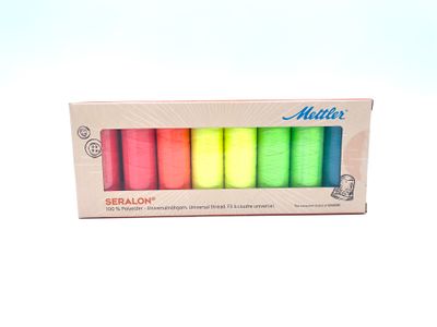 Amann Mettler SERALON Nähgarn Set Neon Allesnäher Amann Mettler SERALON Nähgarn Set Neon Allesnäher