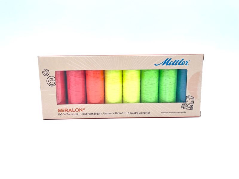 Amann Mettler SERALON Nähgarn Set Neon Allesnäher Amann Mettler SERALON Nähgarn Set Neon Allesnäher