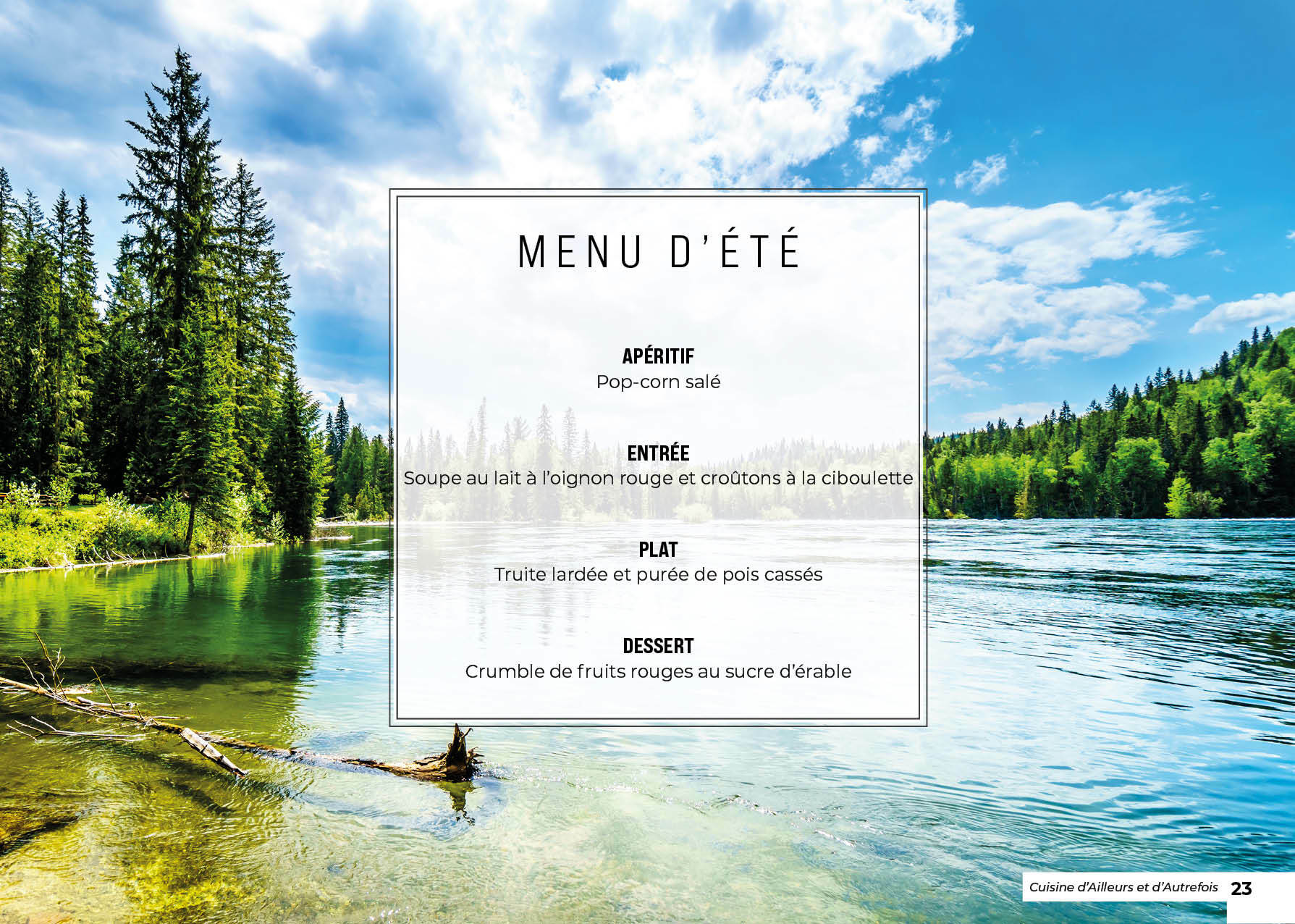 Cuisine d'ailleurs et d'autrefois Cuisine d'ailleurs et d'autrefois