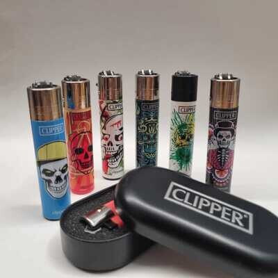 Clipper large tema teschio
