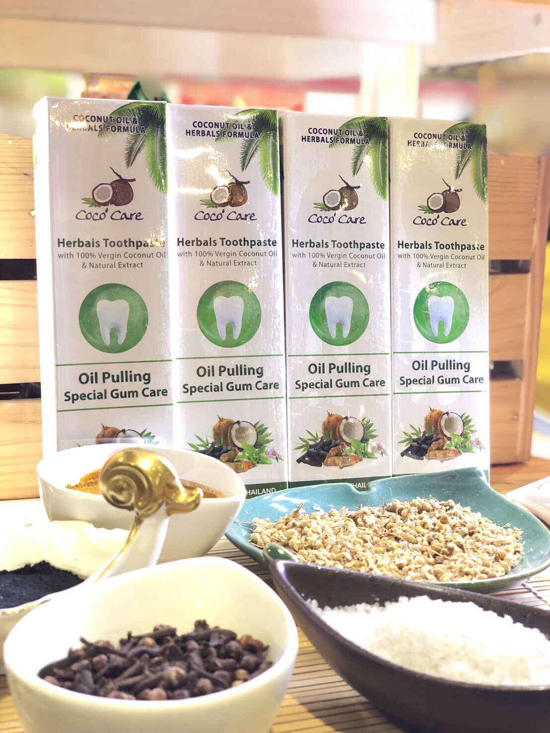 Toothpaste Herbal Coconut Care 120 gms