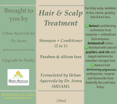 Hair/Scalp Treatment Shampoo + Conditioner (100 ml) 