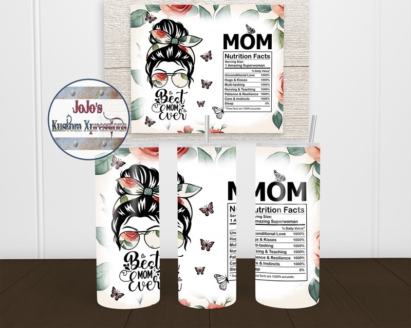 Best Mom Ever 20oz. Skinny Tumbler