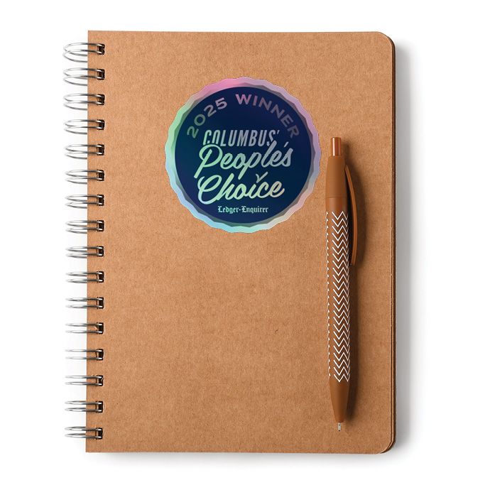 Kiss-Cut Holographic Logo Stickers