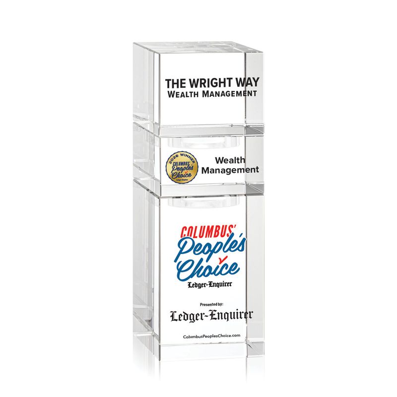 Crystal Winner's Award - Stackable Tower