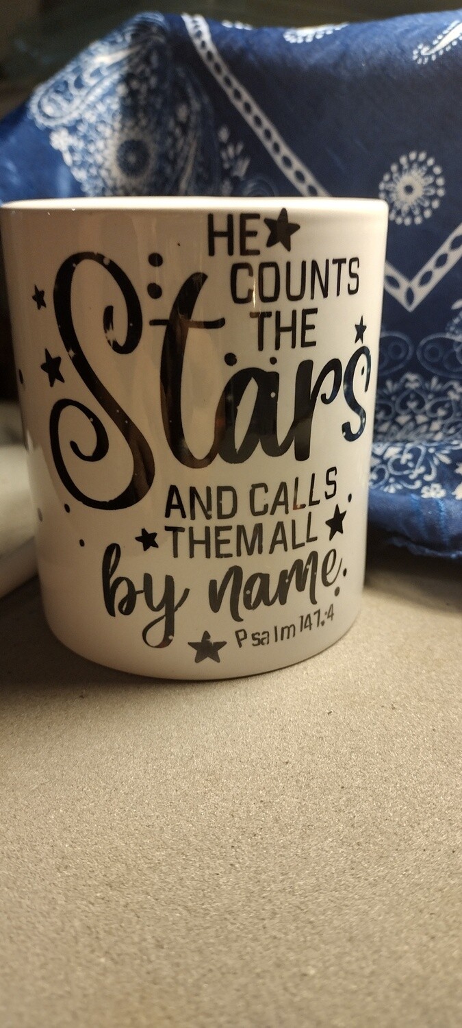 He counts the stars mug
