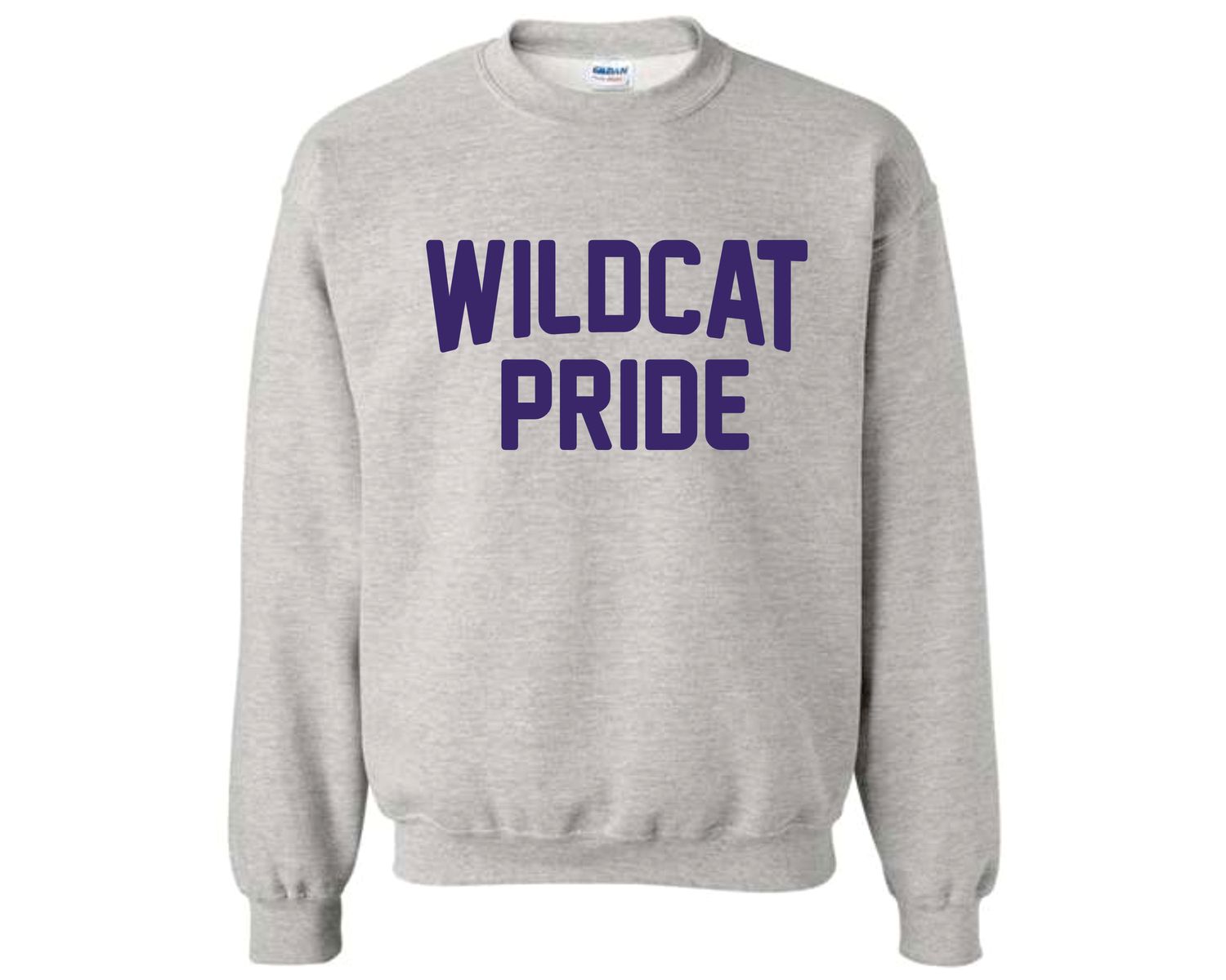 WIldcat Pride 3d puff Crewneck Sweater