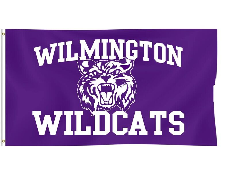 Indoor/Outdoor Wildcat Flag Single Side