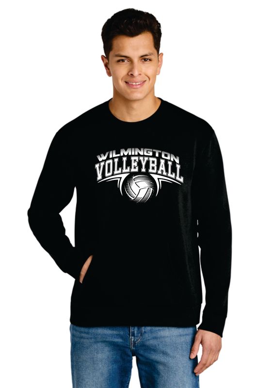 Volleyball Pocket Crewneck Sweatshirt