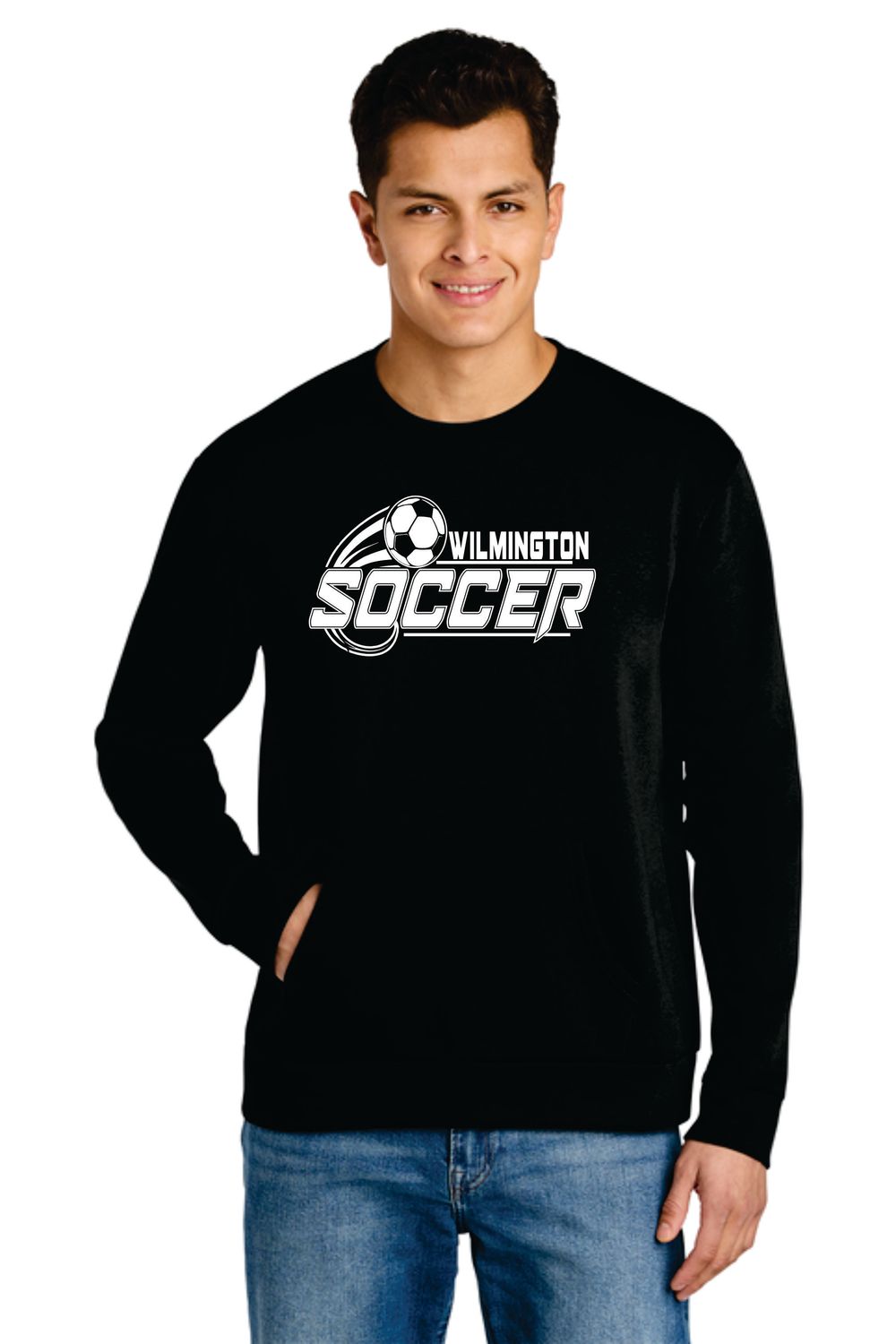 Soccer Pocket Crewneck Sweatshirt