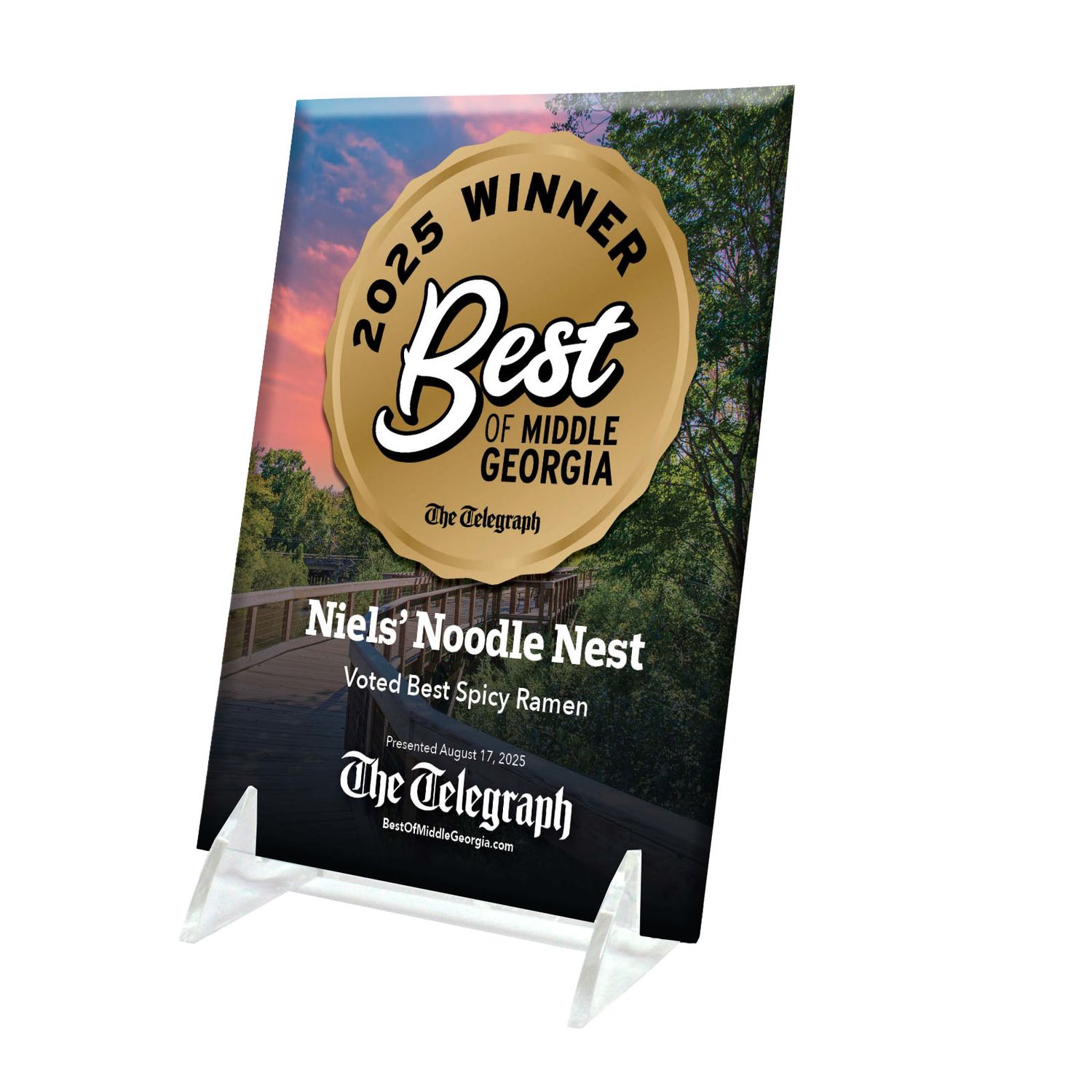 Crystal Keepsake Plaque