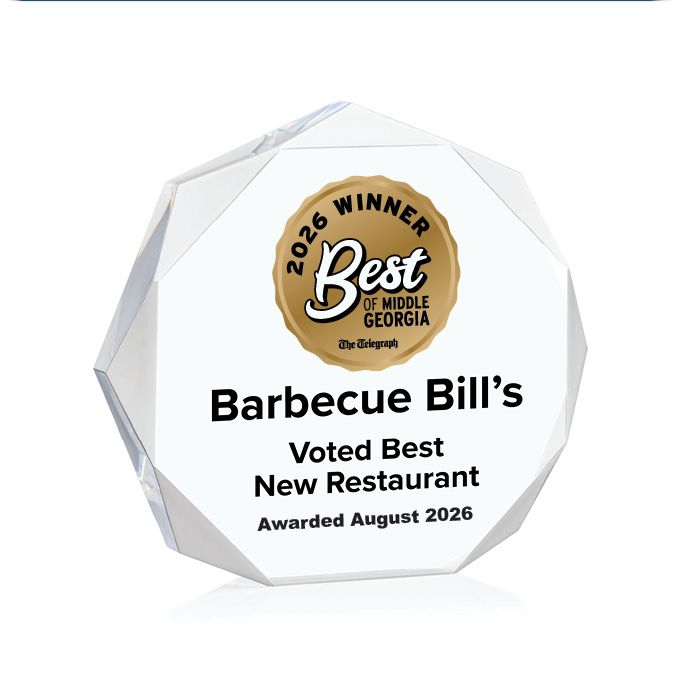 Acrylic Winner's Award - Clear Octagon