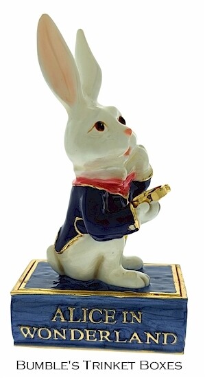 White Rabbit Trinket Box