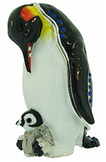 Penguin and Chick Trinket Box