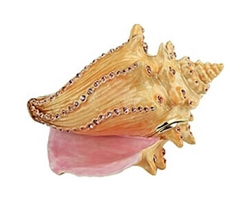 Conch Shell Trinket Box