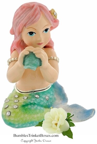 Sweet Little Mermaid Trinket Box