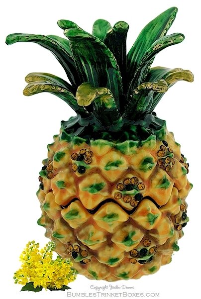 Ripe Pineapple Trinket Box