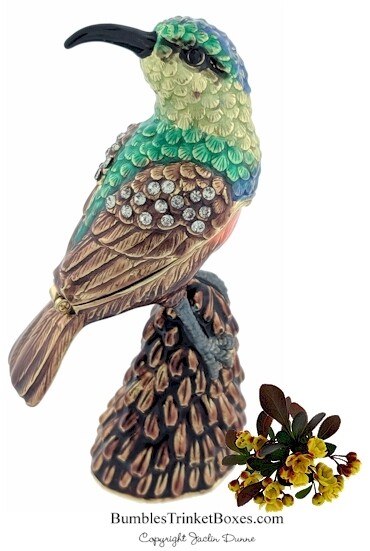 Bee-Eater Bird Trinket Box