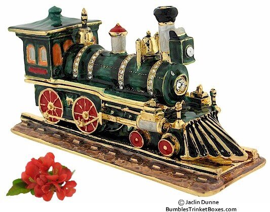 Steam Locomotive Trinket Box