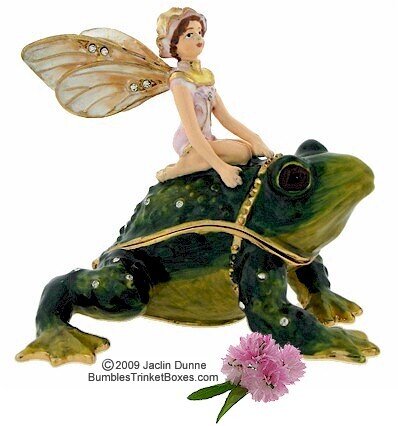 Frog and Fairy Trinket Box
