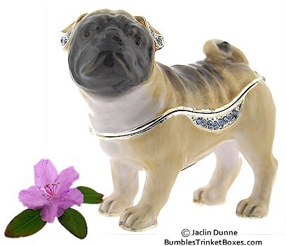 Pug Trinket Box