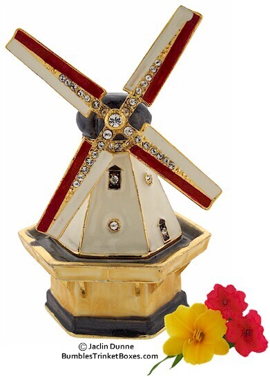 New Wind Mill Trinket Box