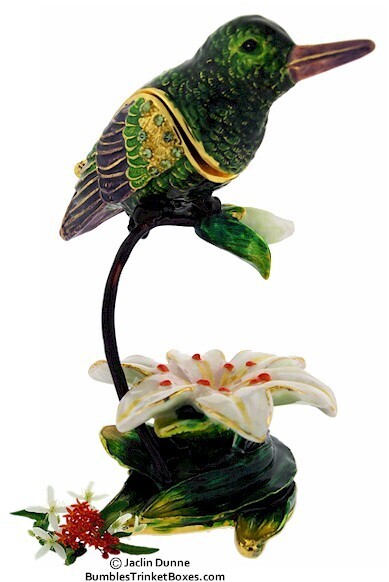 Rufous Hummingbird Trinket Box