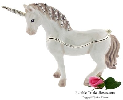 Charming Unicorn Trinket Box