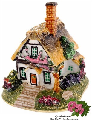 Country Cottage Trinket Box