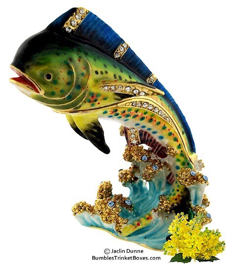 Mahi Mahi Detail Trinket Box