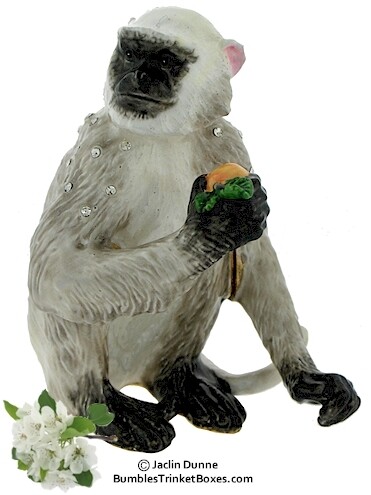 Large Indian Monkey Trinket Box