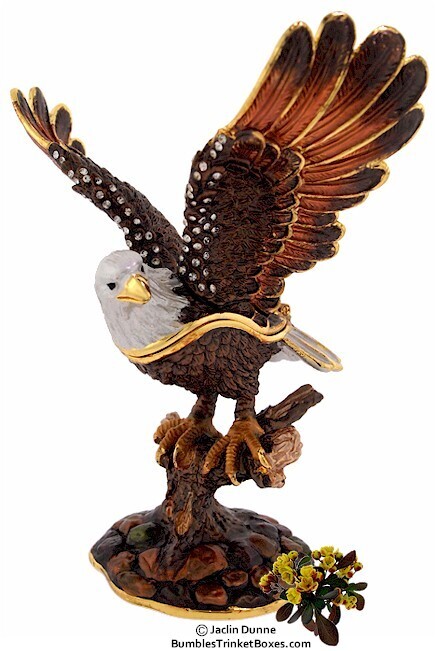 New Bald Eagle Trinket Box