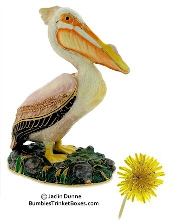 Pelican- White Trinket Box