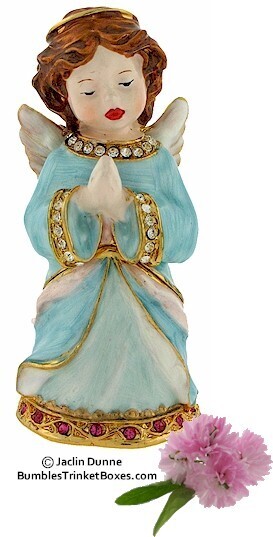 Little Angel Praying Trinket Box