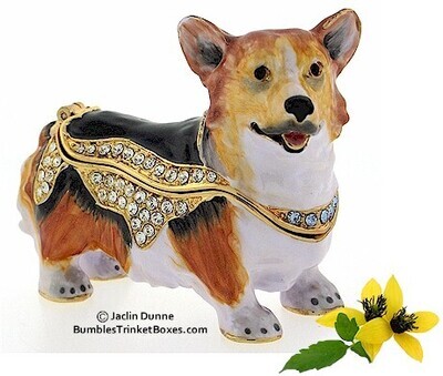 Corgi Trinket Box Trinket Box