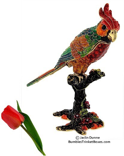 Parrot Trinket Box