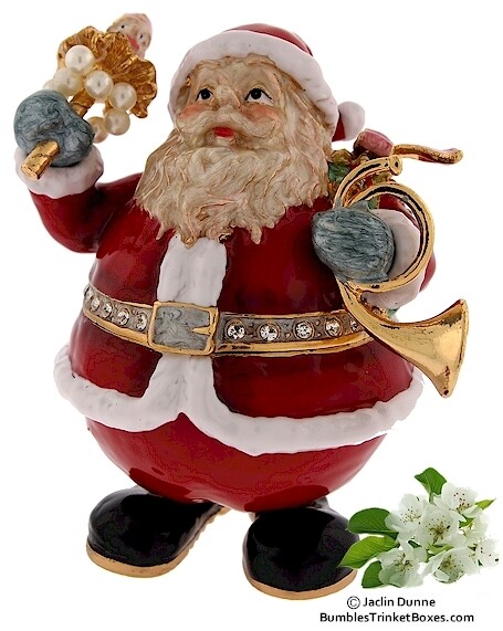Plump Santa Trinket Box