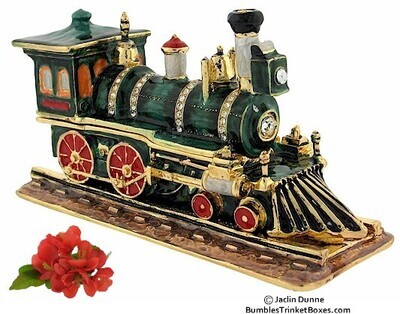 Steam Locomotive Trinket Box