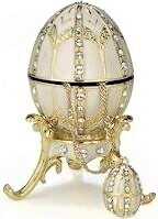Off-White Egg Trinket Box