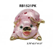 Pink Pig Lying Down