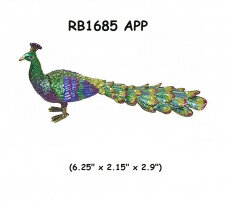 Blue Peacock Standing