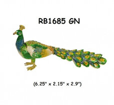 Green Peacock Standing
