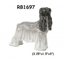 Gray Afghan Hound