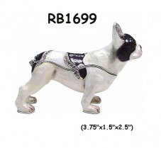 White and Black Bulldog