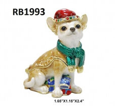Christmas Chihuahua Sitting