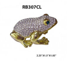 Gold-Tone Frog