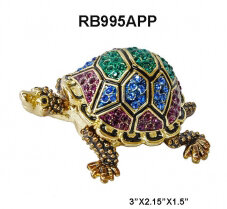 Green, Blue, Purple Turtle