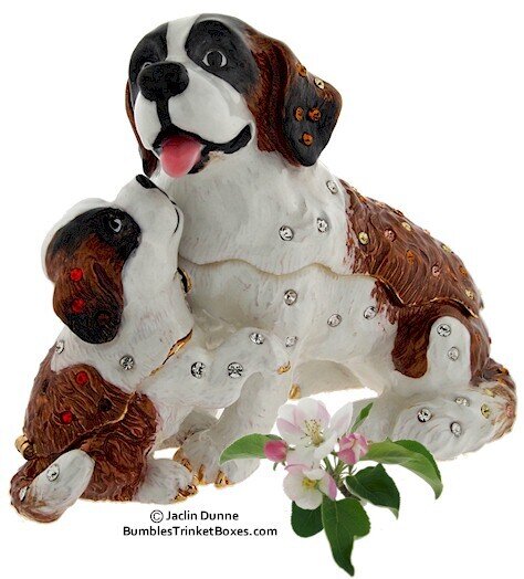 Saint Bernard with Puppy