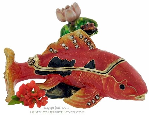 Koi Fish and Water Lily