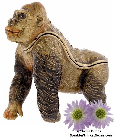 Handsome Gorilla Trinket Box